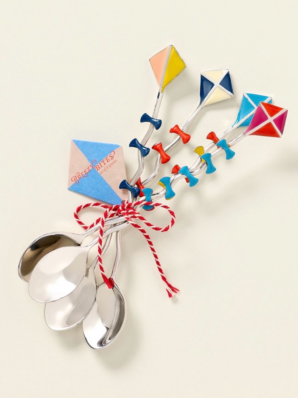 Set of 4 Breezy Bites Spoons Spoons from Anthropologie